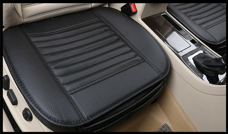 Bamboo charcoal PU Leather Car Seat Full Surround Cover Breathable Cushion Pad
