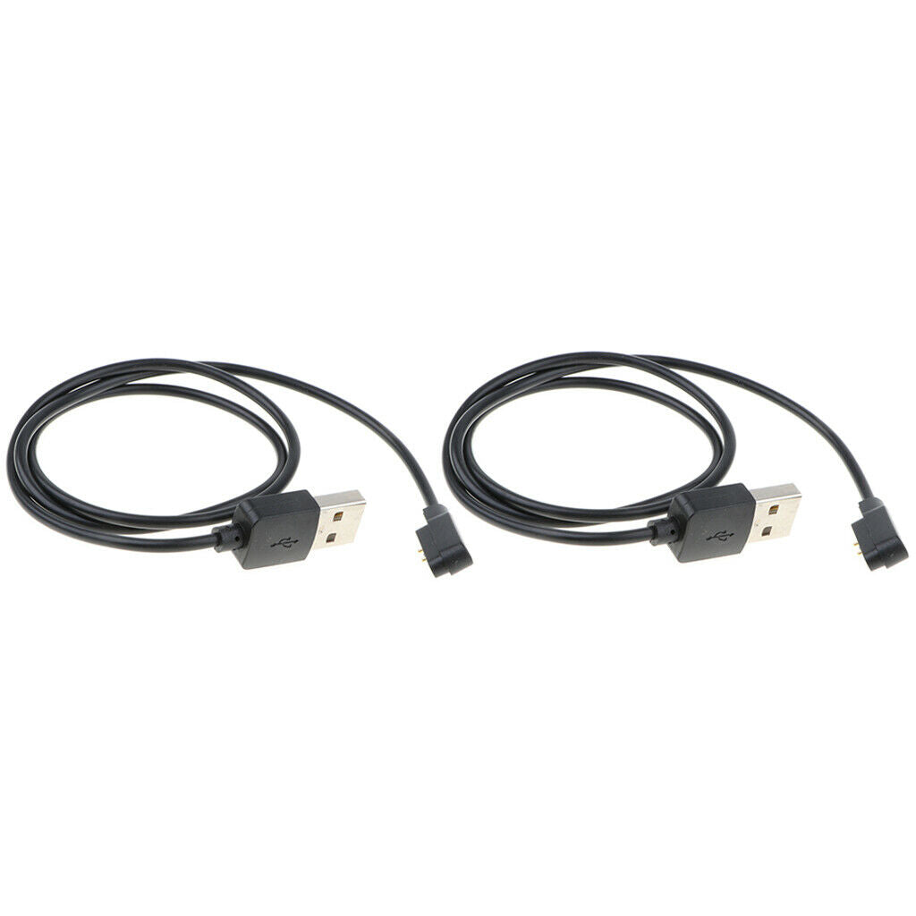 2 Pieces 2 Pin Charger For Watch Replacement   Charging Power Cable