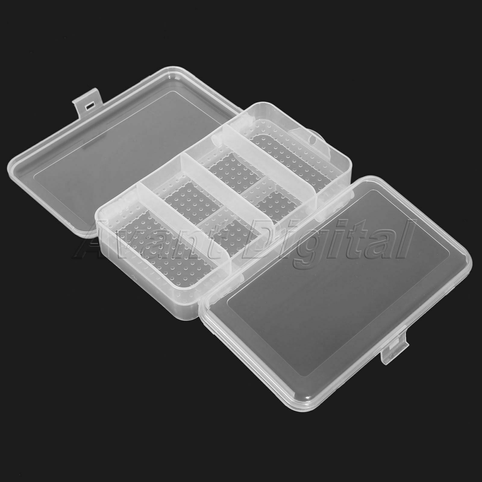 10 Slots Travel Clear Organizer Container Plastic Jewelry Beads Craft Box Case