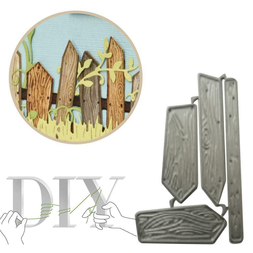 Fence Metal Cutting Dies Stencil DIY Scrapbooking  Embossing Paper Card C