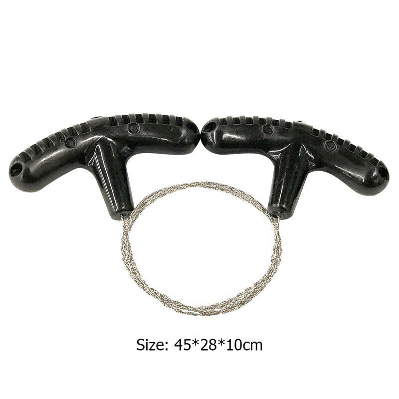 Hand Steel Rope Chain Saw Practical Portable Emergency Survival Gear Steel WFCA