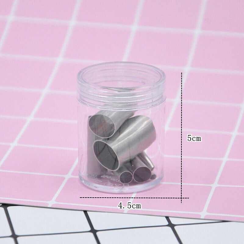 7PCS Round Clay Cutter Indentation Circle Cutters Mold Ceramics Dotting T.l8