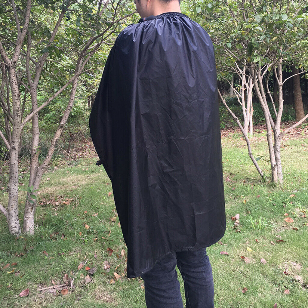 Multifunction Rain Poncho Outdoor Camping Hiking Climbing Waterproof Apron Black