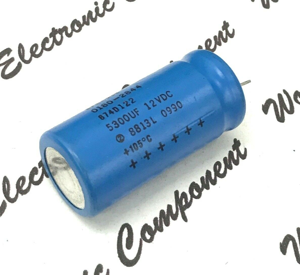1pcs-SPRAGUE 674D 5300uF 12V 3-Pin Radial Electrolytic Capacitor - 674D122