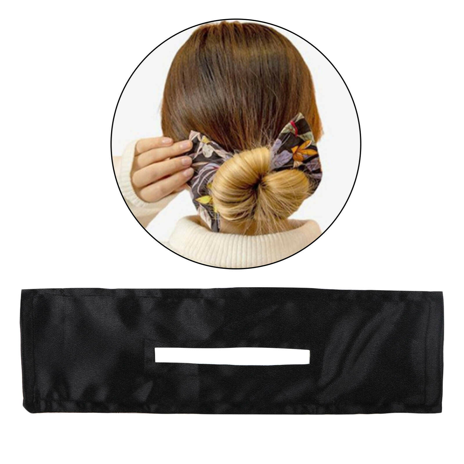 Women Braiding Deft Bun Maker Hair Bands Rope Wire Headband Hairpin DIY D