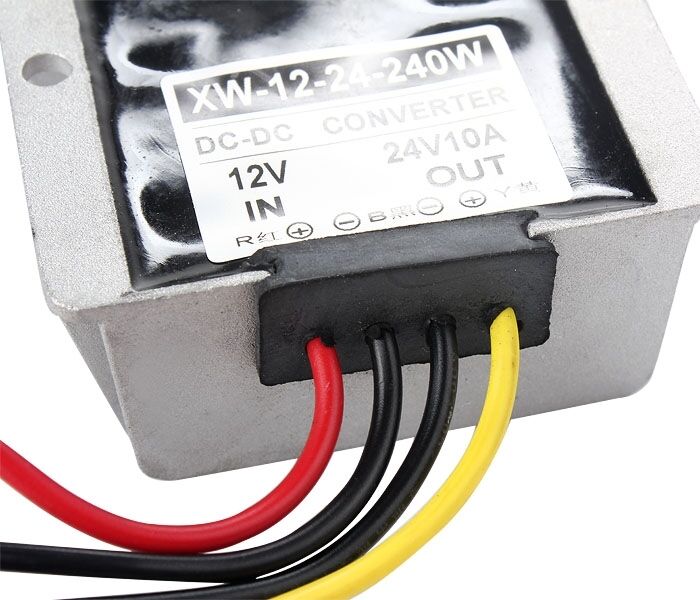 Waterproof 12V to 24V DC-DC Step Up Power Supply Converter Boost Buck 10A 240W