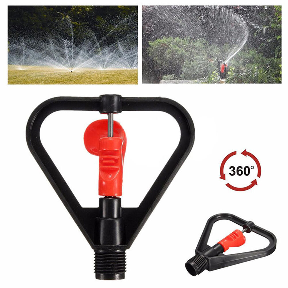 DN15 Yard Garden Lawn Irrigation 360° Rotation Water Sprinkler Head Plast.l8