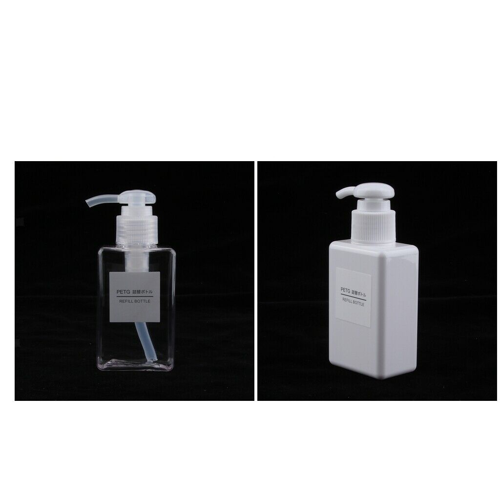 Pack 2 Foam Soap Dispenser Hand Wash Liquid Pump Bottles Containers 100ml
