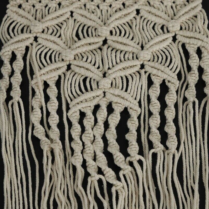 2 Pcs Macrame Wall Hanging Decor Woven Wall Art Macrame Tapestry Boho Style HoH8