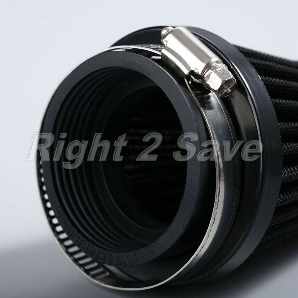 48mm Motorcycle Metal Rubber Air Intake Cleaner Filter for Scooter ATV Minibike