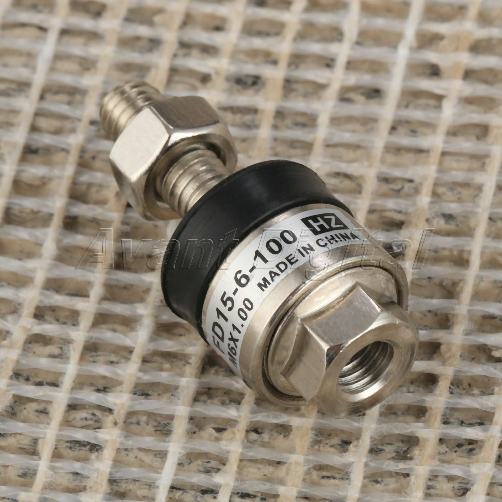 New M6x1mm Male Thread Pneumatic Air Cylinder Floating Joint Forting Convenient