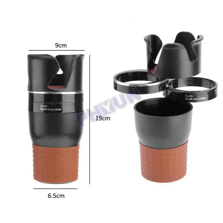 Multi-Function Car Cup Holder Coins Keys Organizer Box Drinks Holder Adjustable