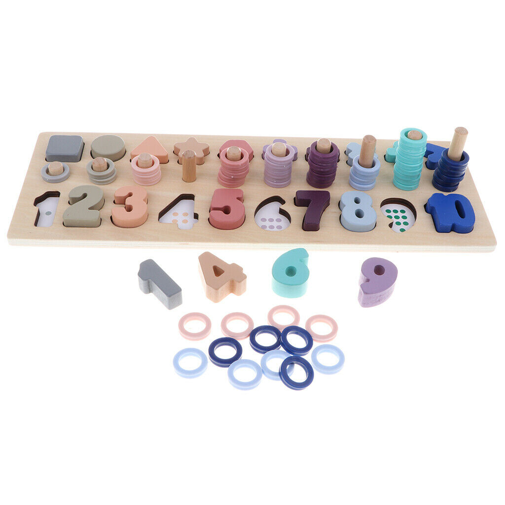 Geometric Wooden Toys Intellectual Development For Children