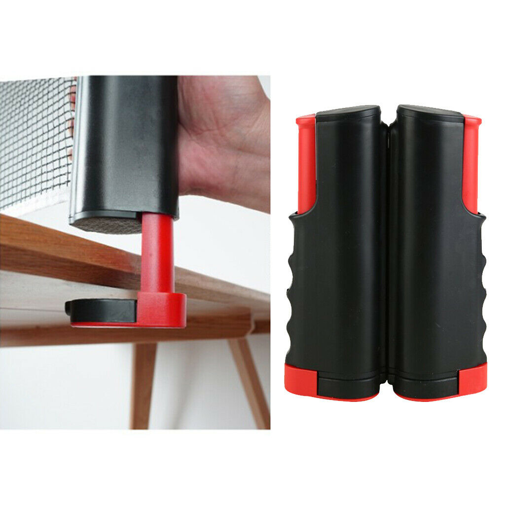 2x Retractable Table Tennis Net Non-slip Sturdy  Pong Playing Net Rack