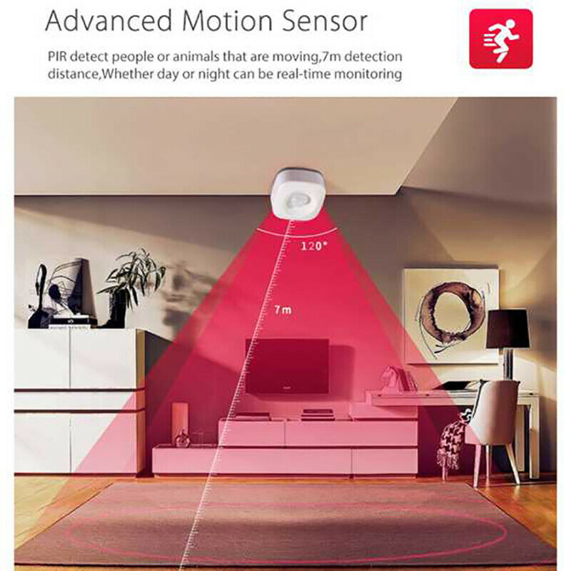 for Tuya WiFi PIR Motion Sensor Wireless Infrared Detector Security Burglar AlA1