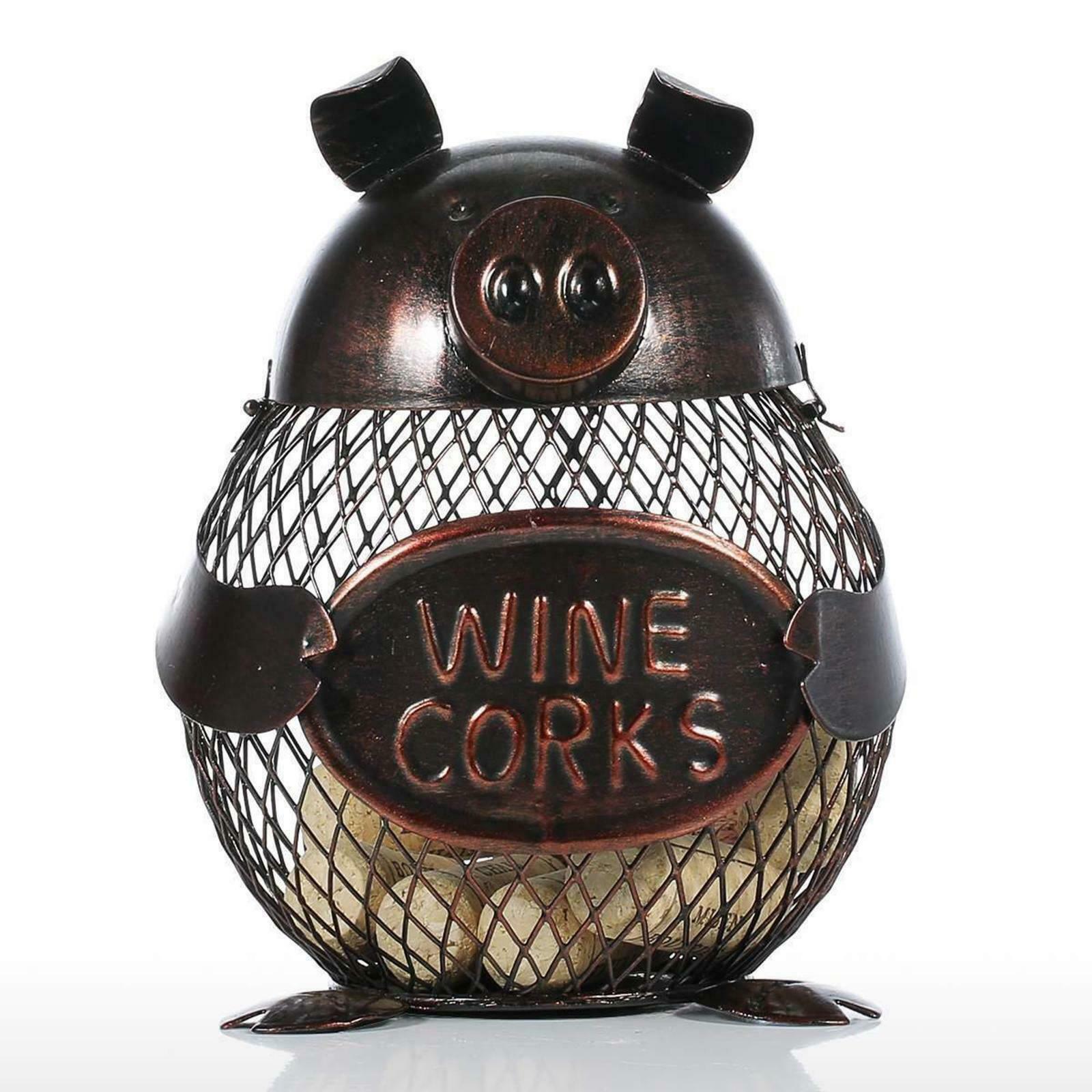 Metal Coin Bank Money Box Pig Animals Shaped Piggy Bank Handwork Crafting Art