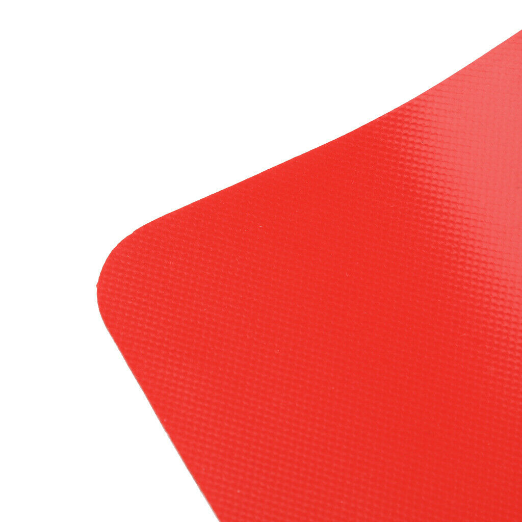 2Pcs Inflatable Boat/Dinghy/RIB PVC Repair Patch Accessories - Black & Red
