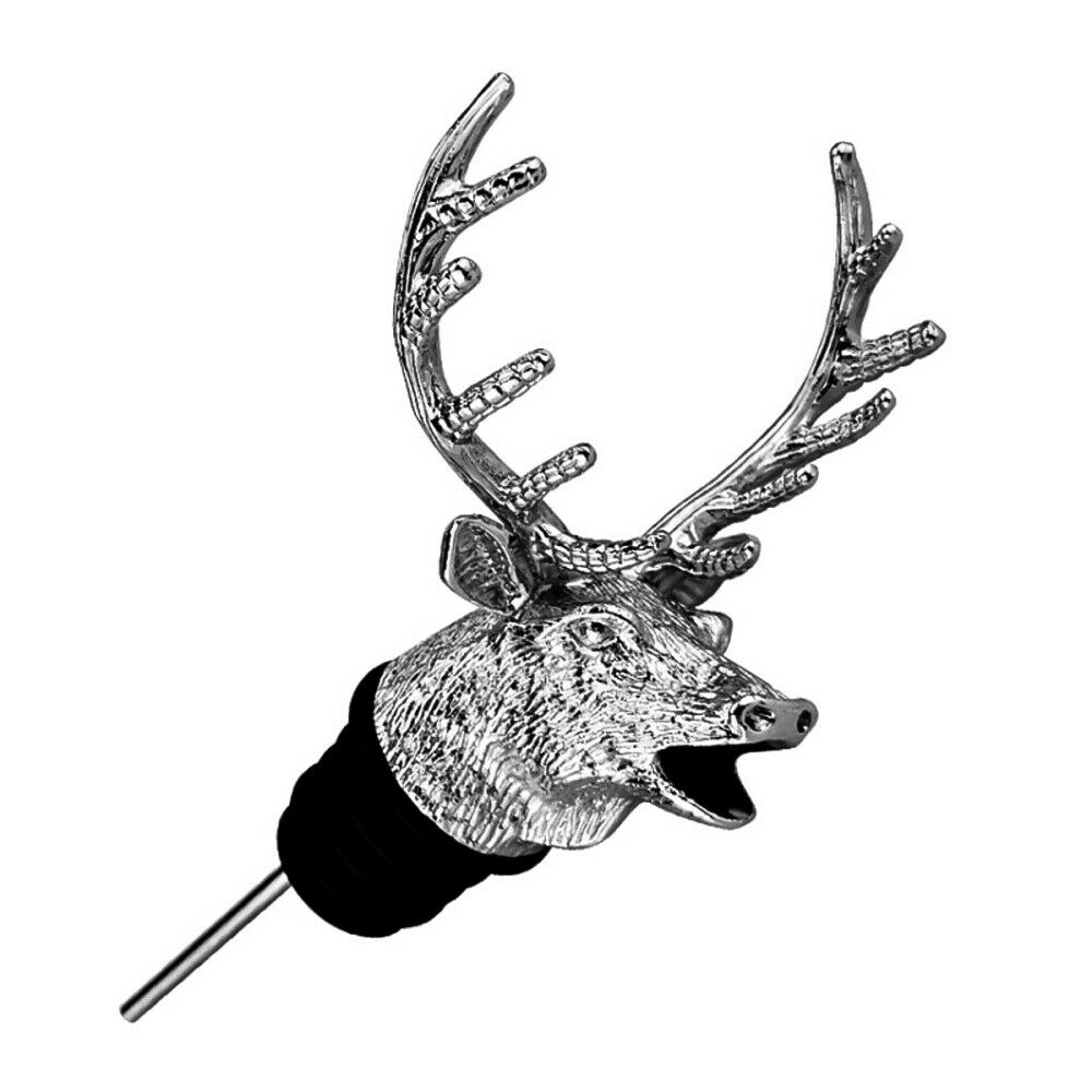 Deer Head Red Wine Pourer Aerator Bottle Accessory Stopper Wine Server Gift