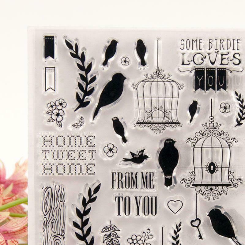 Home Sweer Home Silicone Clear Stamp Seal DIY Scrapbook Embossing Album Decor