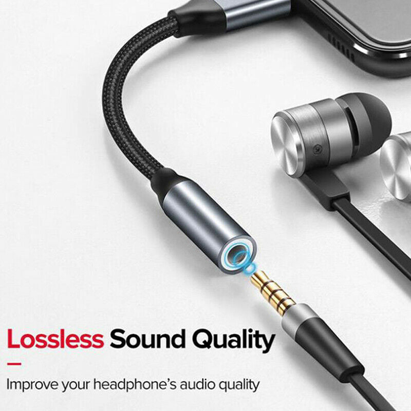Type C To 3.5 Jack Earphone USB C To 3.5mm AUX Headphones Adapter Audio C.l8