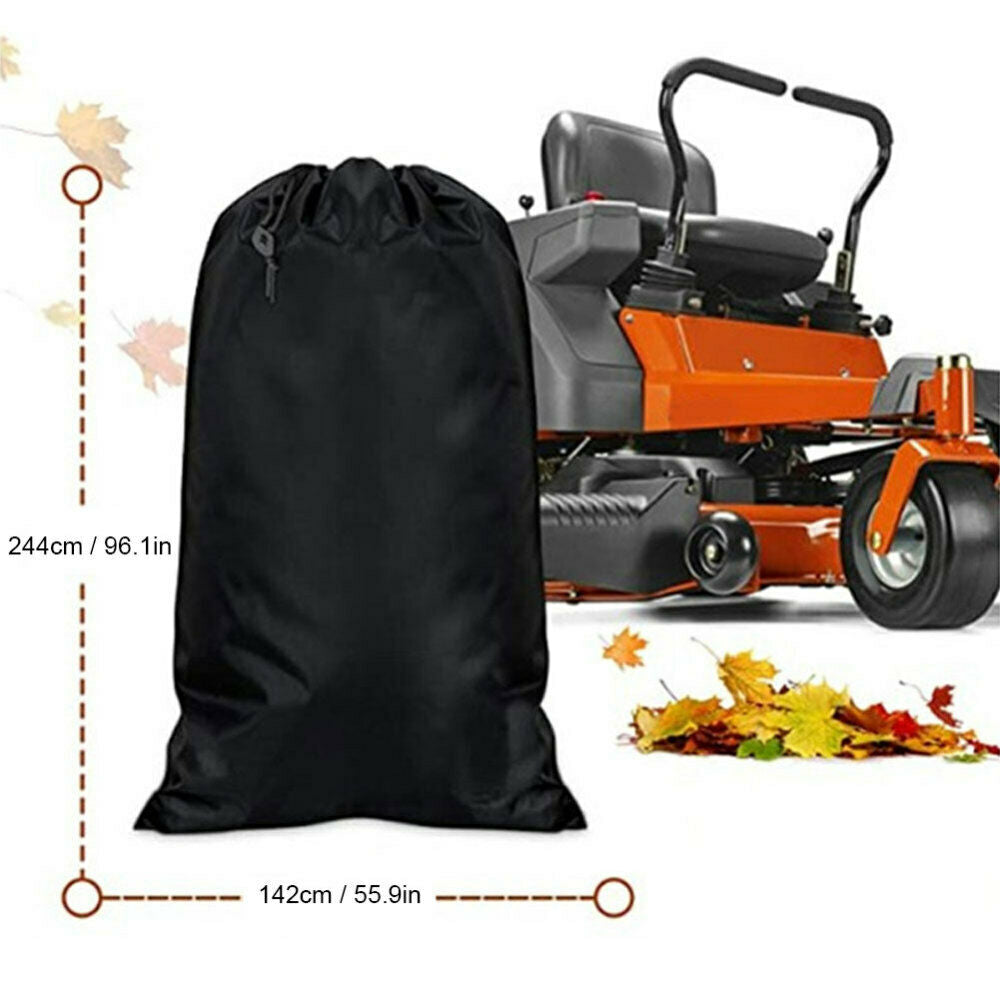 Weatherproof Lawn Tractor Leaf Bag Fallen Leaves Collection Waste Trash Bag