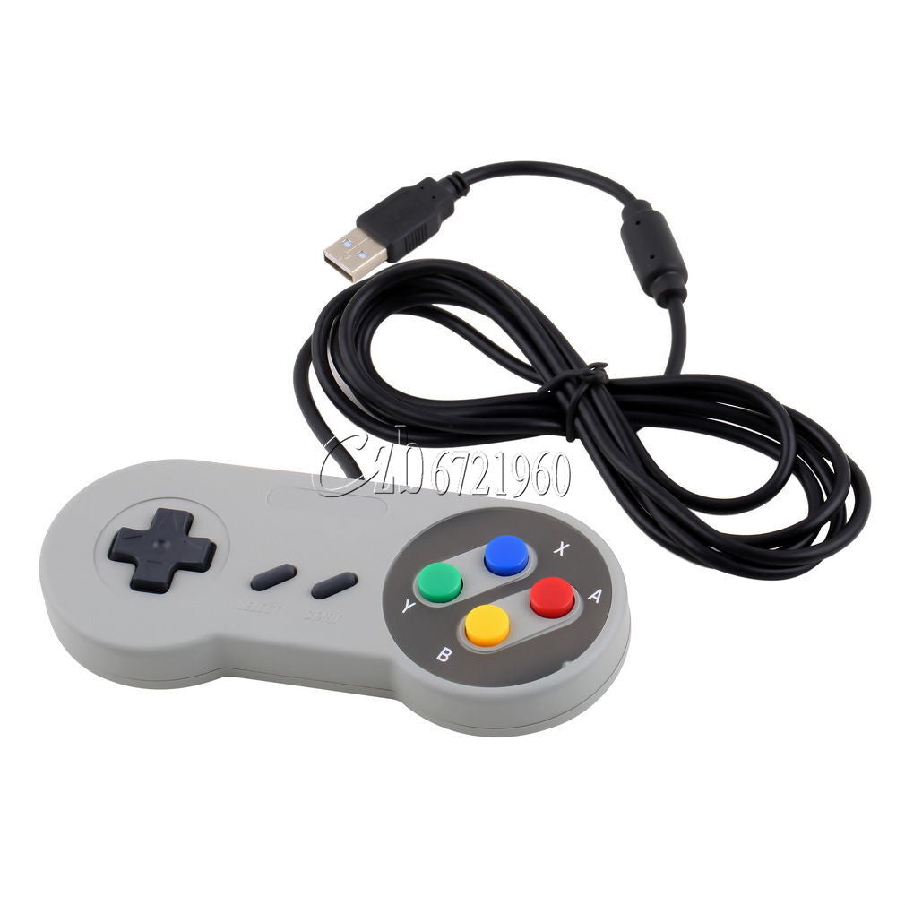 USB Gamepad Super Controller Joypad For Famicom Nintendo SF SNES PC Windows