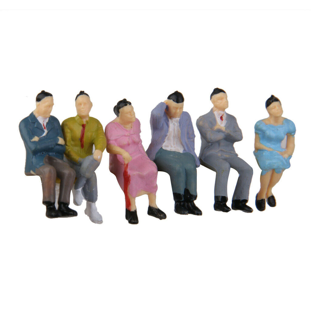 50pcs O All Seated Persons Seated Passenger Figures