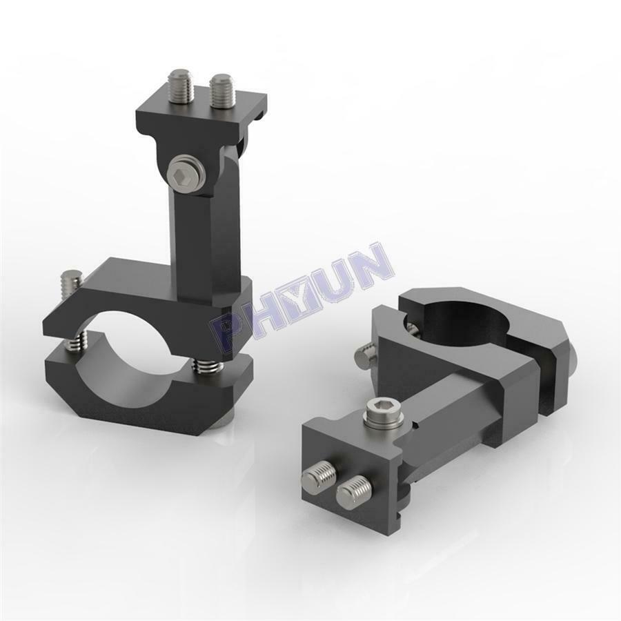 Motorcycle Headlight Spot Light Fork Mounting Bracket For 20-26mm Handlebar Tube