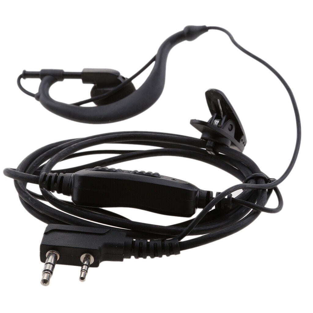 2-pin Intercom Radio Headset Earphone Mic for   BF UV-82 UV-82L UV-89
