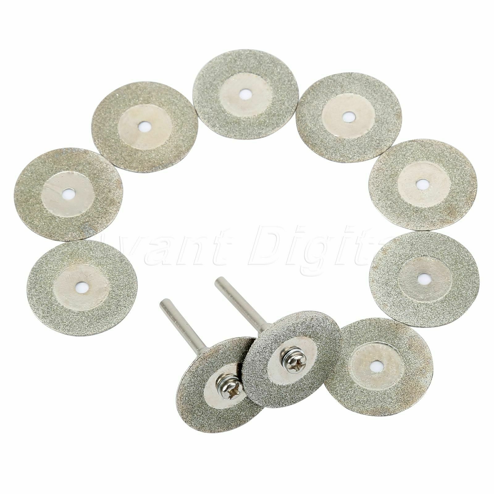10pc 25mm Mini Diamond Cutting Discs Cut-Off Wheels For Rotary Tool Power Drill