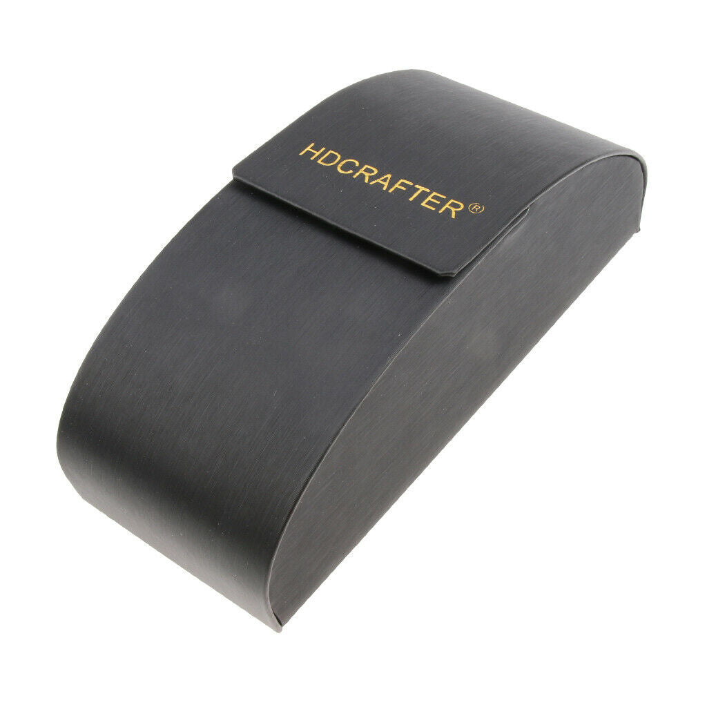 Black Glasses Protector Hard Case Sunglasses Storage Box + Microfiber Cloth