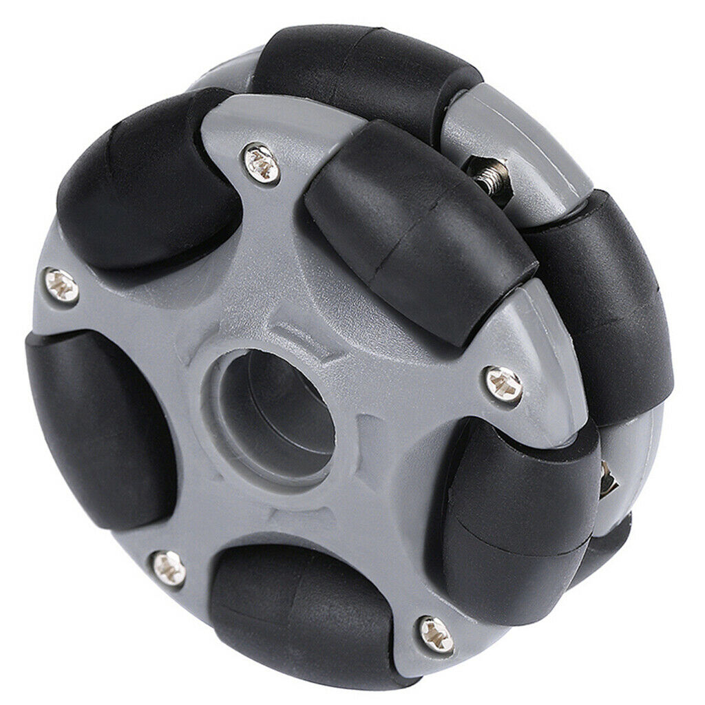 Omni Wheel Robot Tank Vehicle Part For    DIY Robotic Automation, RC Car Rubber
