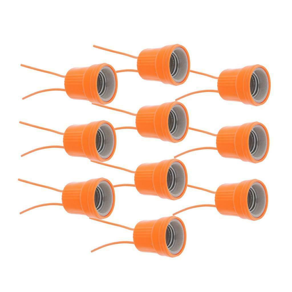 Terrarium Habitat Lighting  Lamp Holder Light Head For Reptiles 10 Pack