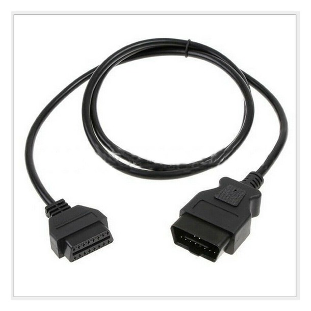 OBD2 16Pin Male to Female Extension Cable Car Diagnostic Extender Cord1.5M