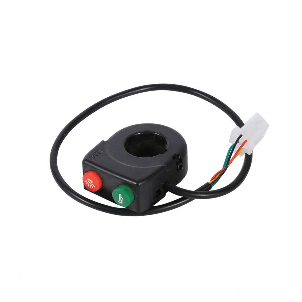 Motorcycle 12V Head Light Switch Horn ON/OFF Button For E-bike ATV Scooter