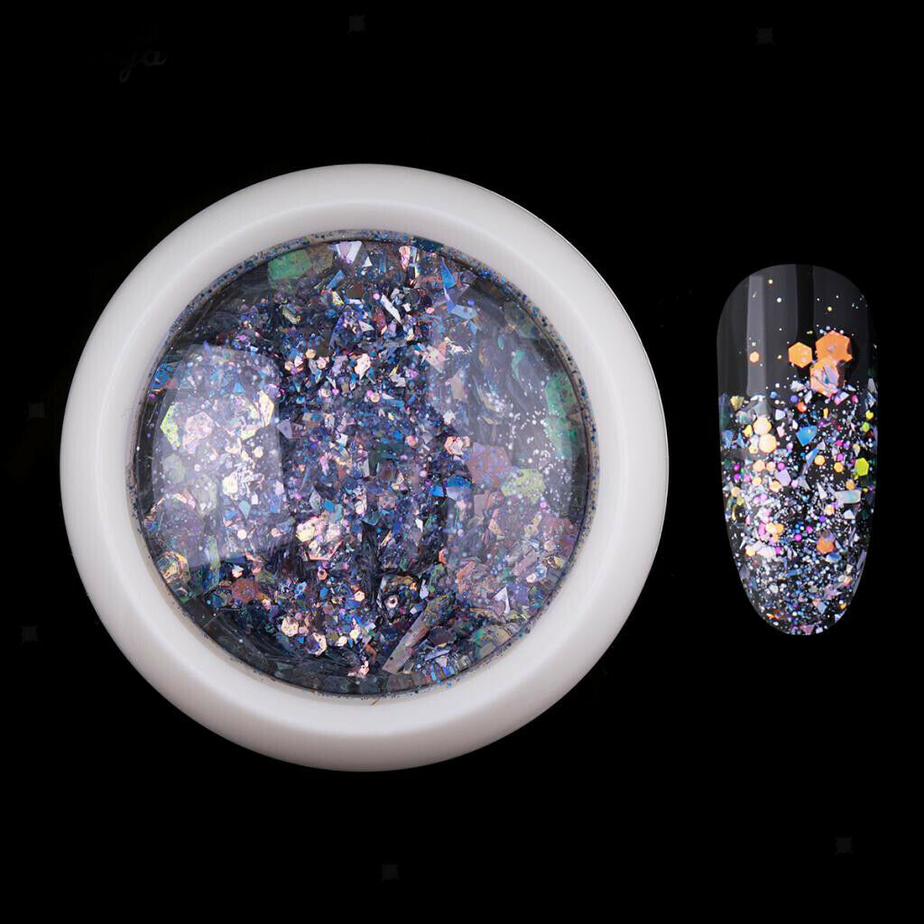 4-Box Mixed Color Makeup Nail Art Glitter Body Decoration Cosmetic Sequins A