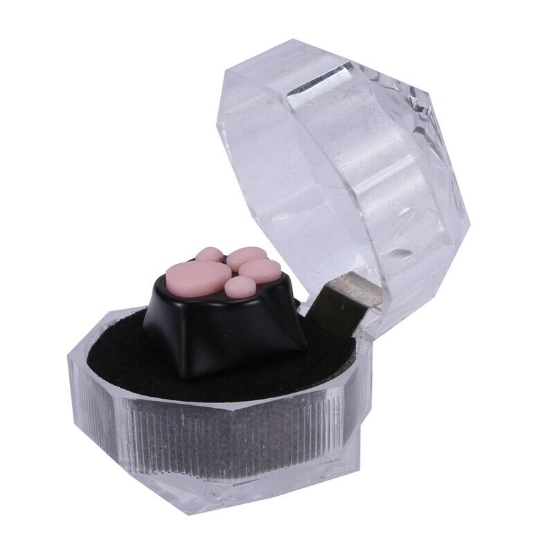 Cat Claw ESC Keycap PBT + silicone Keycap for Mechanical Keyboard-Black&Pink WL5