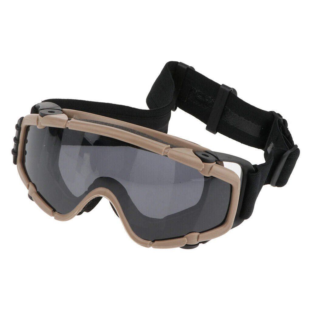 Goggle Glasses Anti Fog Dust Eye Wear Anti UV Rays with Cool Fan Khaki