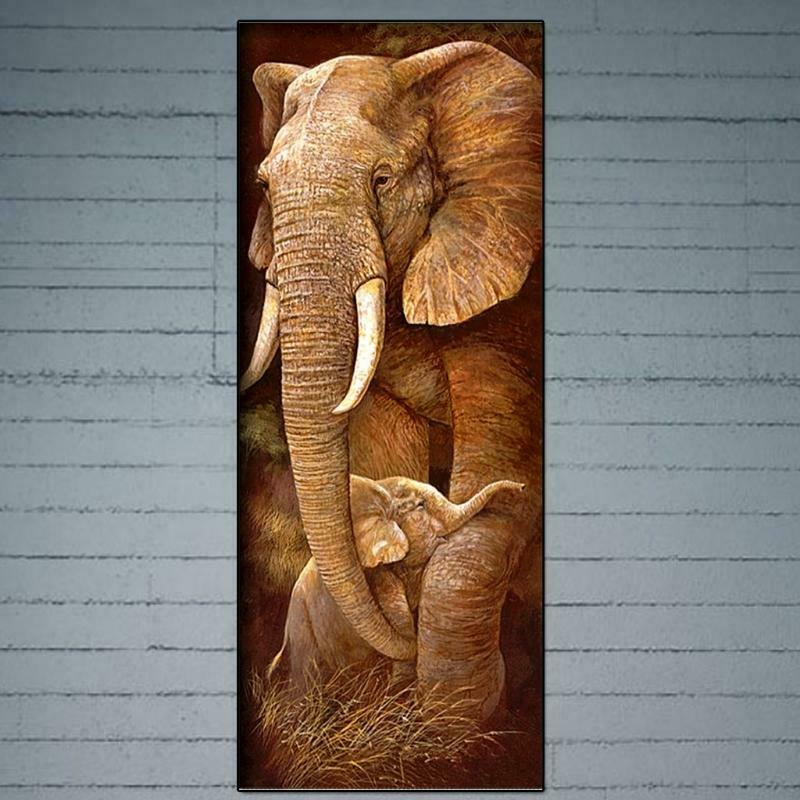 Elephant 5D Full Diamonds Embroidery Painting DIY Cross Stitch Home Decor Craft
