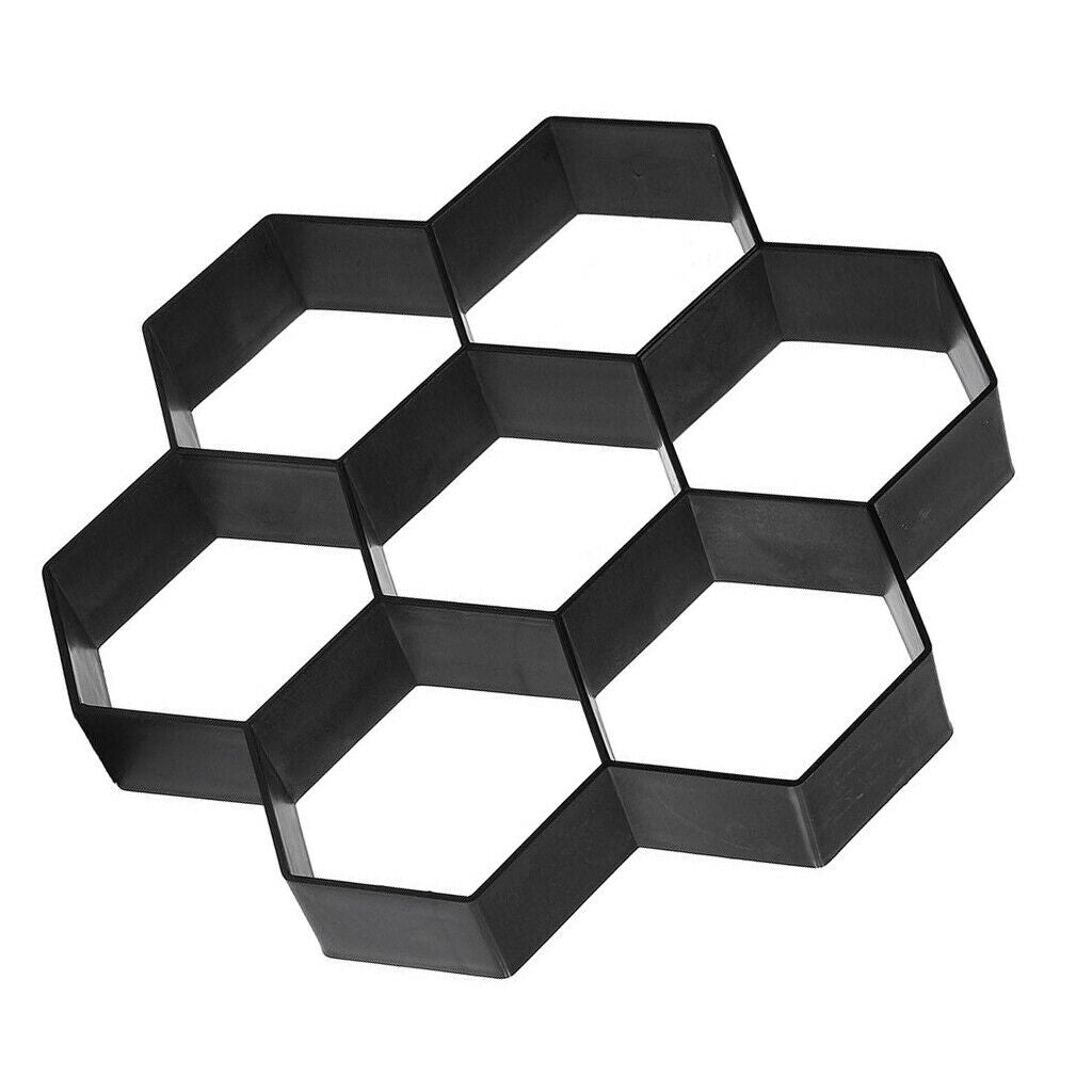 2 Pieces Hexagon Walk Maker Concrete Stepping Stone Mold Garden Pathway Mold