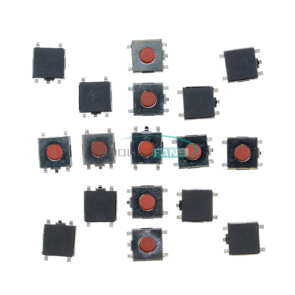 20PCS 4-Pin 6*6*2.5mm Tactile Push Button Switch Tact Switch Micro Switch  SMD