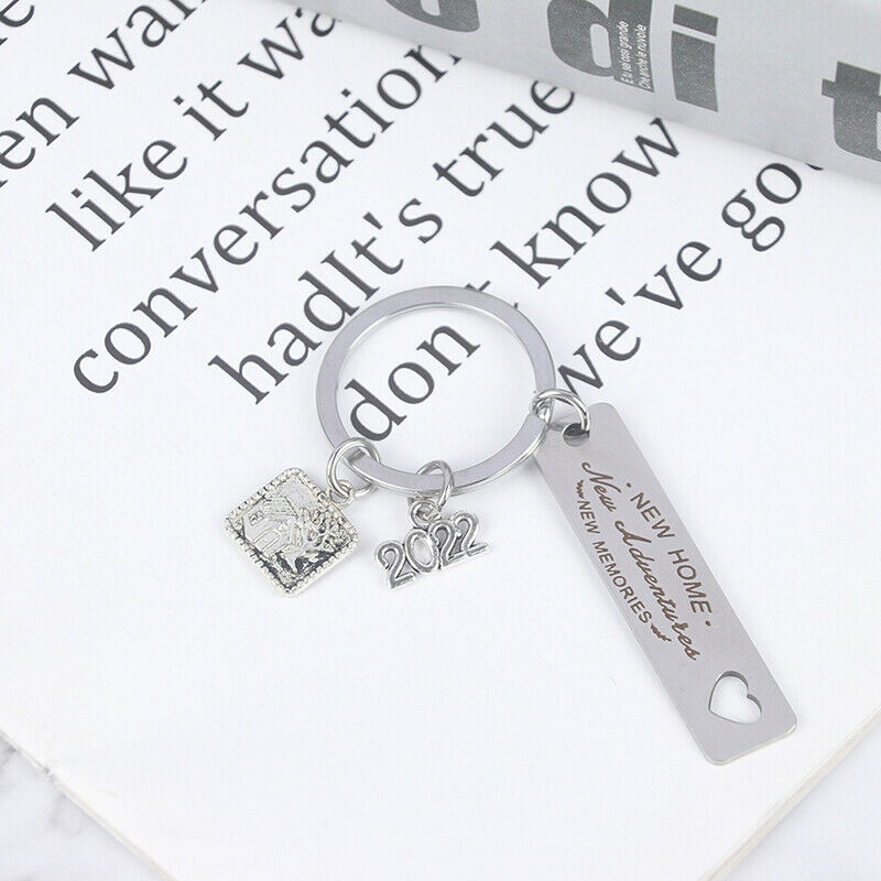 2022 new family keychain New home new adventures moving to a new home new start