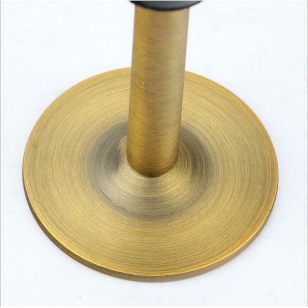Stainless Steel Door Stop Stopper Wedge Jam Block Home Floor Protector Yellow