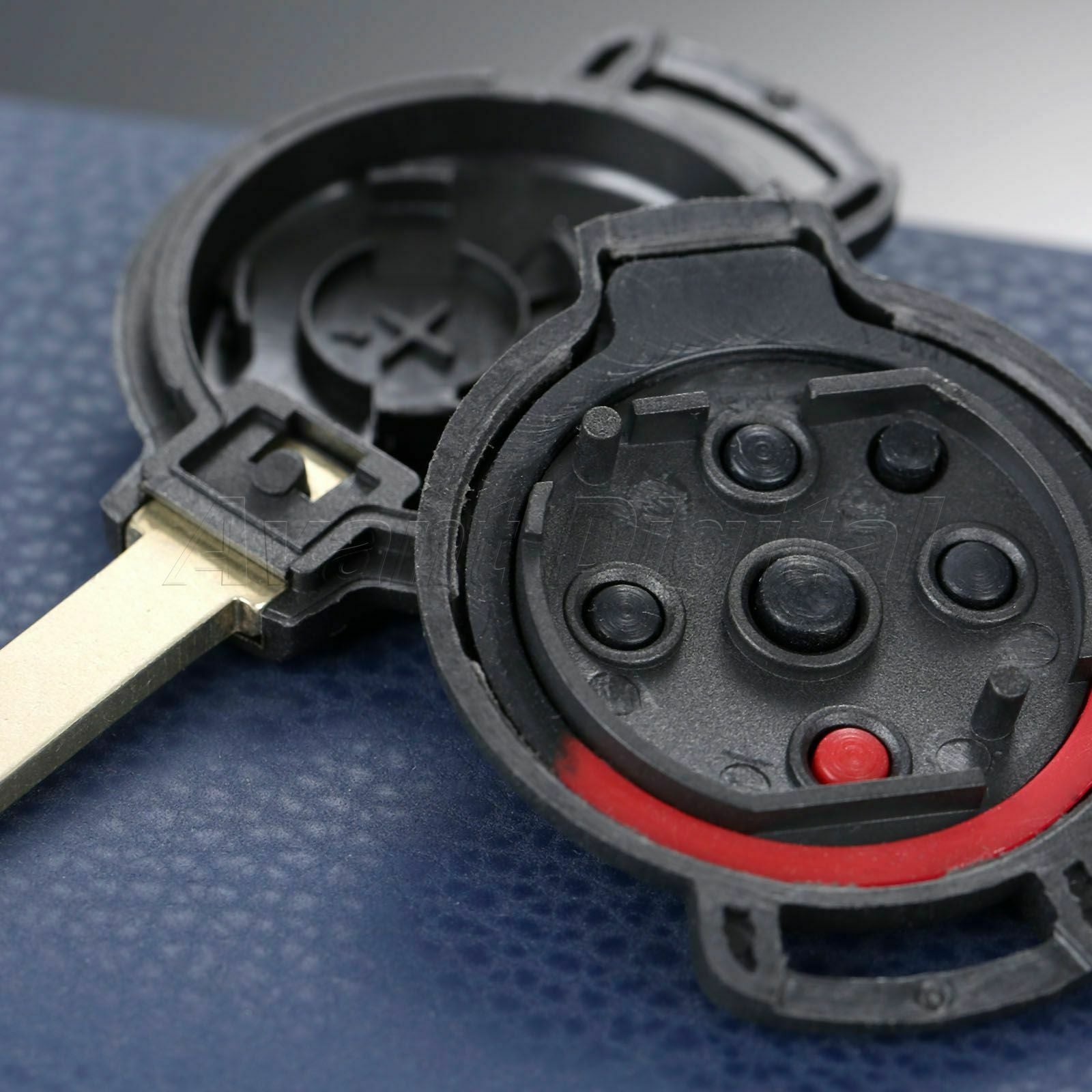 New Uncut Remote Key Fob 4Button For 2005-2015 Mercedes-Benz Smart Fortwo