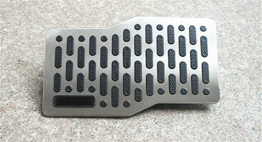 1 Pc Car Driver Side Floor Mat StrengthenPedal Anti-slip Hard Stainless Steel