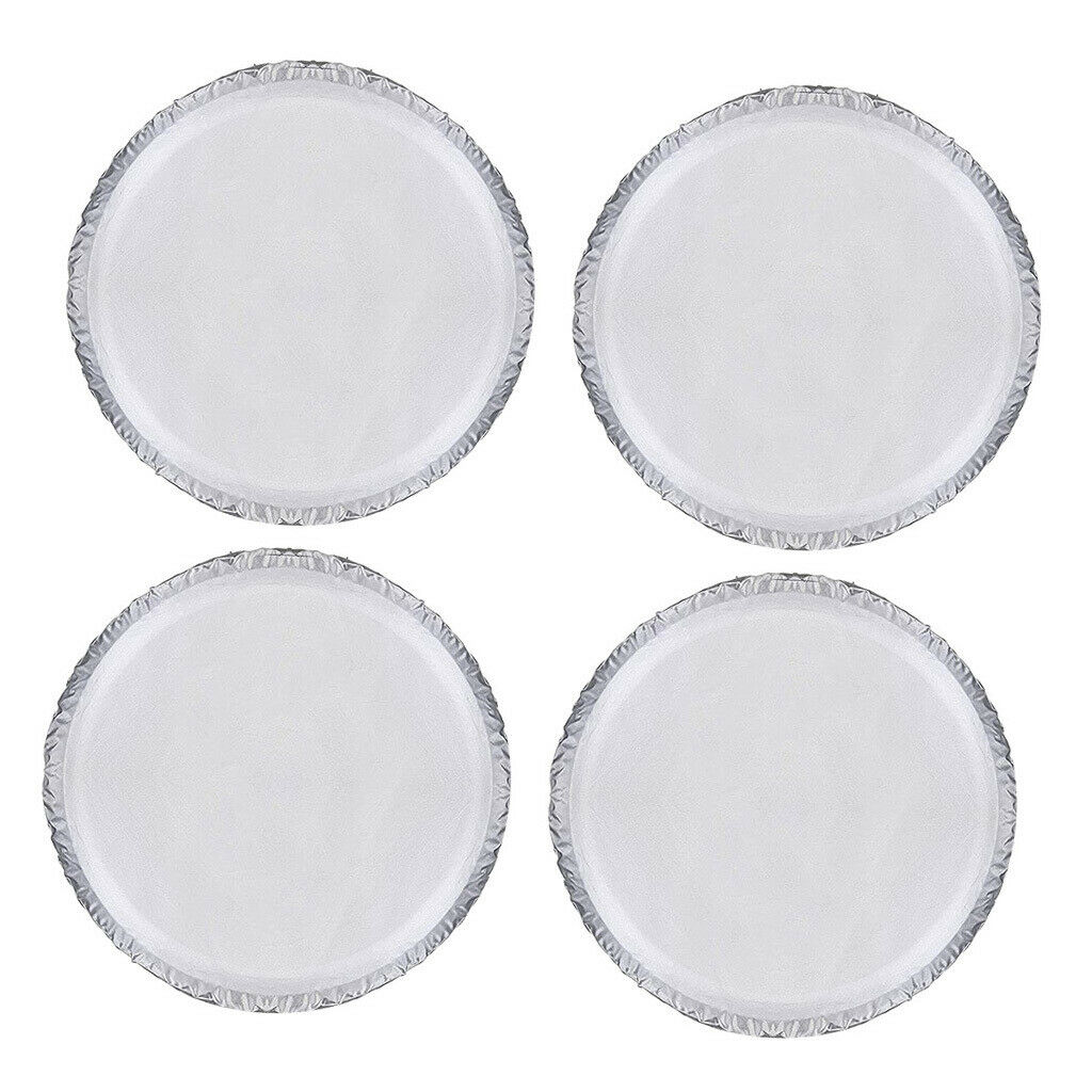 4pcs RV Tire Covers Tralier Motorhome with Storage Pouch for 24''-26'' Dia.