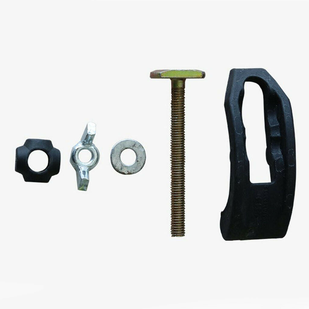 5Pcs CNC Milling Arcuate Press Plate Clamp T-track Platen Router Black 8cm
