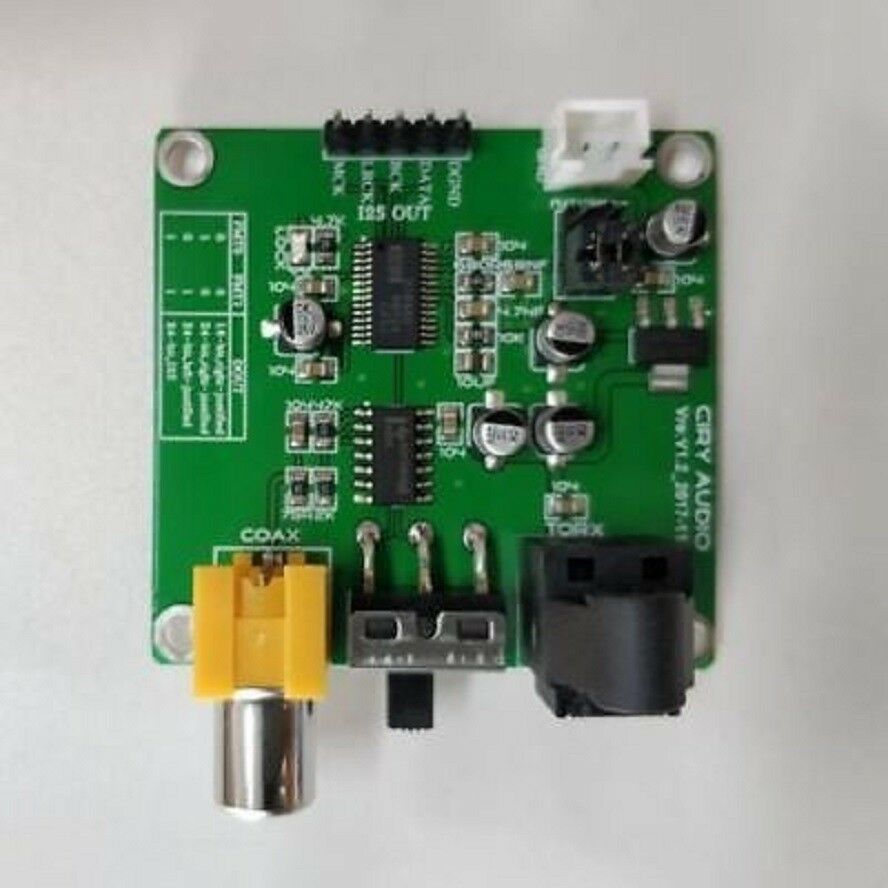 DIR9001 Fiber Coaxial Receiver Module SPDIF to I2S 24bit 96Khz Dedicated DAC L49