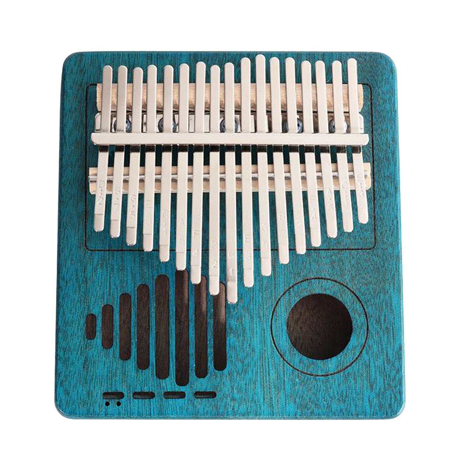 Kalimba 17 Key Thumb Piano Wooden Mbira Musical Instrument w/ Bag Stickers