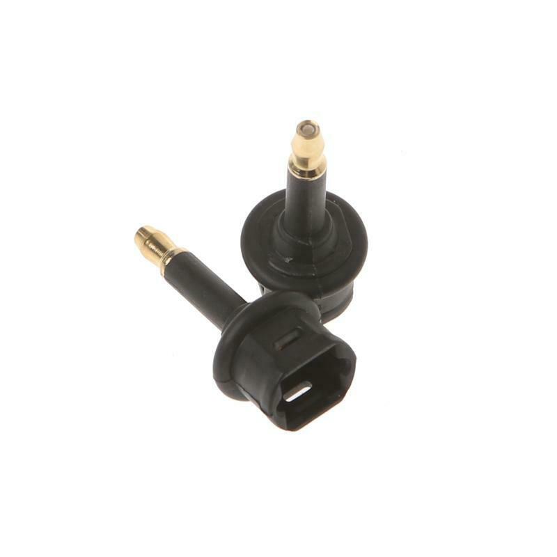 2 Pcs Toslink Female To 3.5mm Male Mini Audio Plug Digital Optical Adapter
